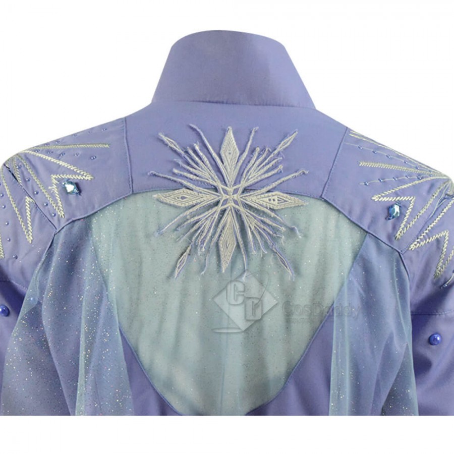 Disney Frozen 2 Queen Elsa Dress Cosplay Costume Halloween 2019